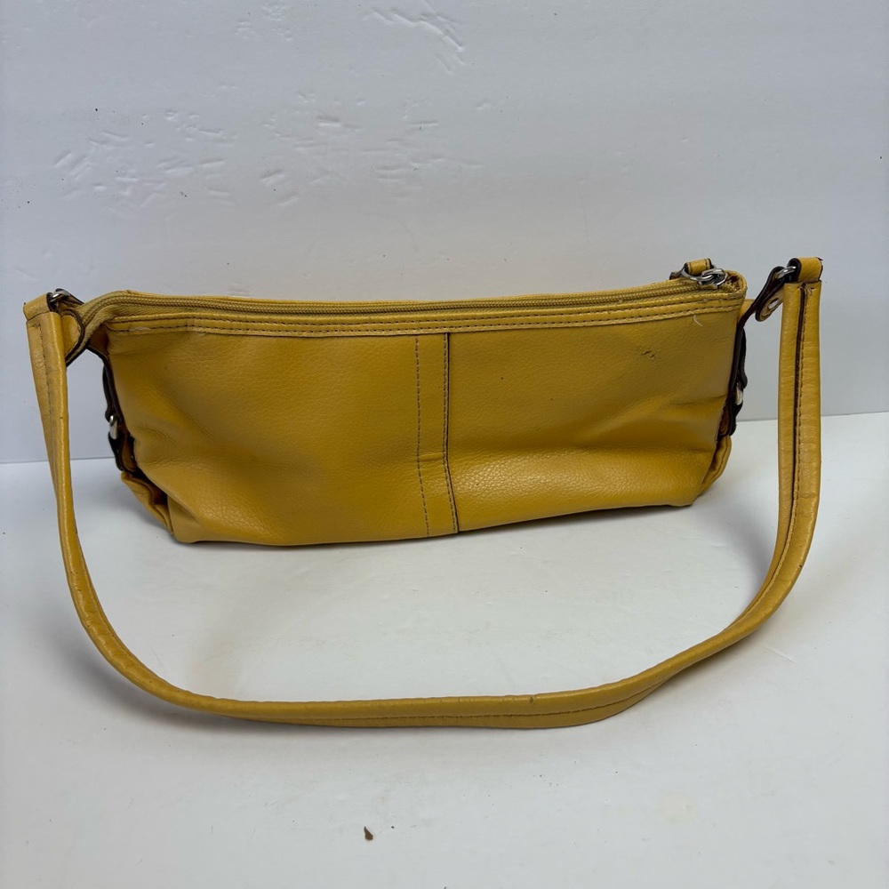 Relic Yellow Shoulder Bag Minimalist Design Baguette Purse